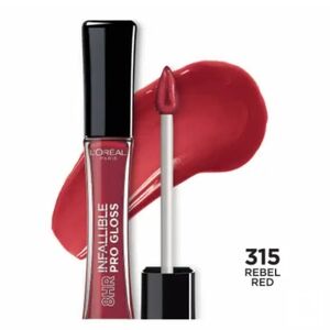 L'Oreal Infallible 8 Hr Pro Gloss - 315 Rebel Red